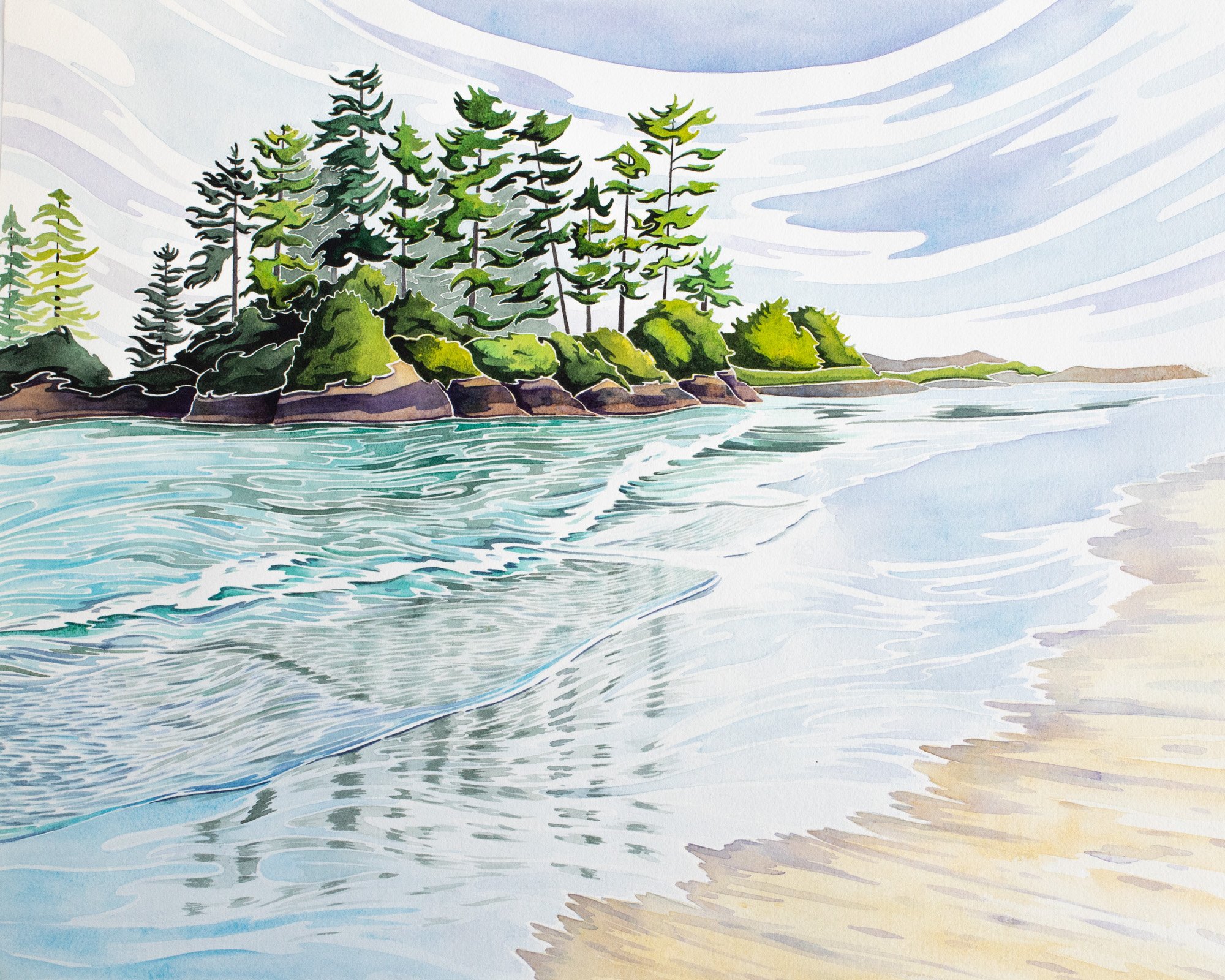 Island Echoes 16" x 20"